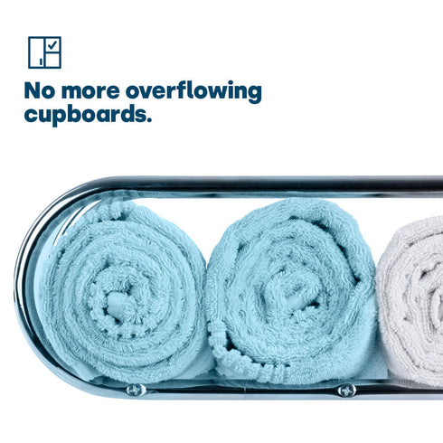 Wall-mounted Towel Holder - Chrome